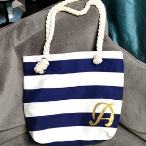 Nautical A Tote Bag